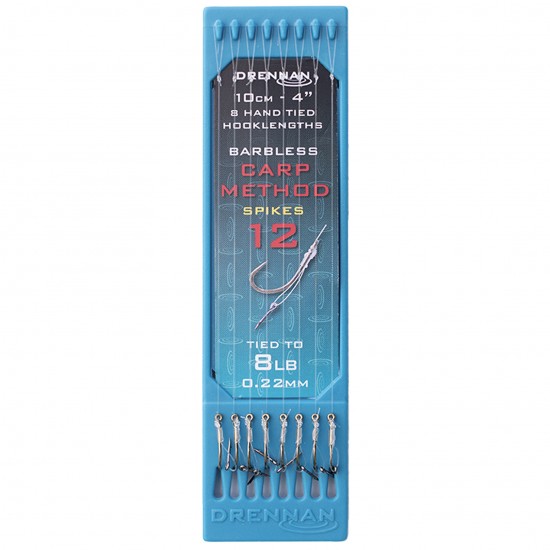 Carlige legate Drennan - Hooklength Plate 4" Carp Method Spike Nr. 12 Carlige legate Drennan - Hooklength Plate 4" Carp Method Spike Nr. 12